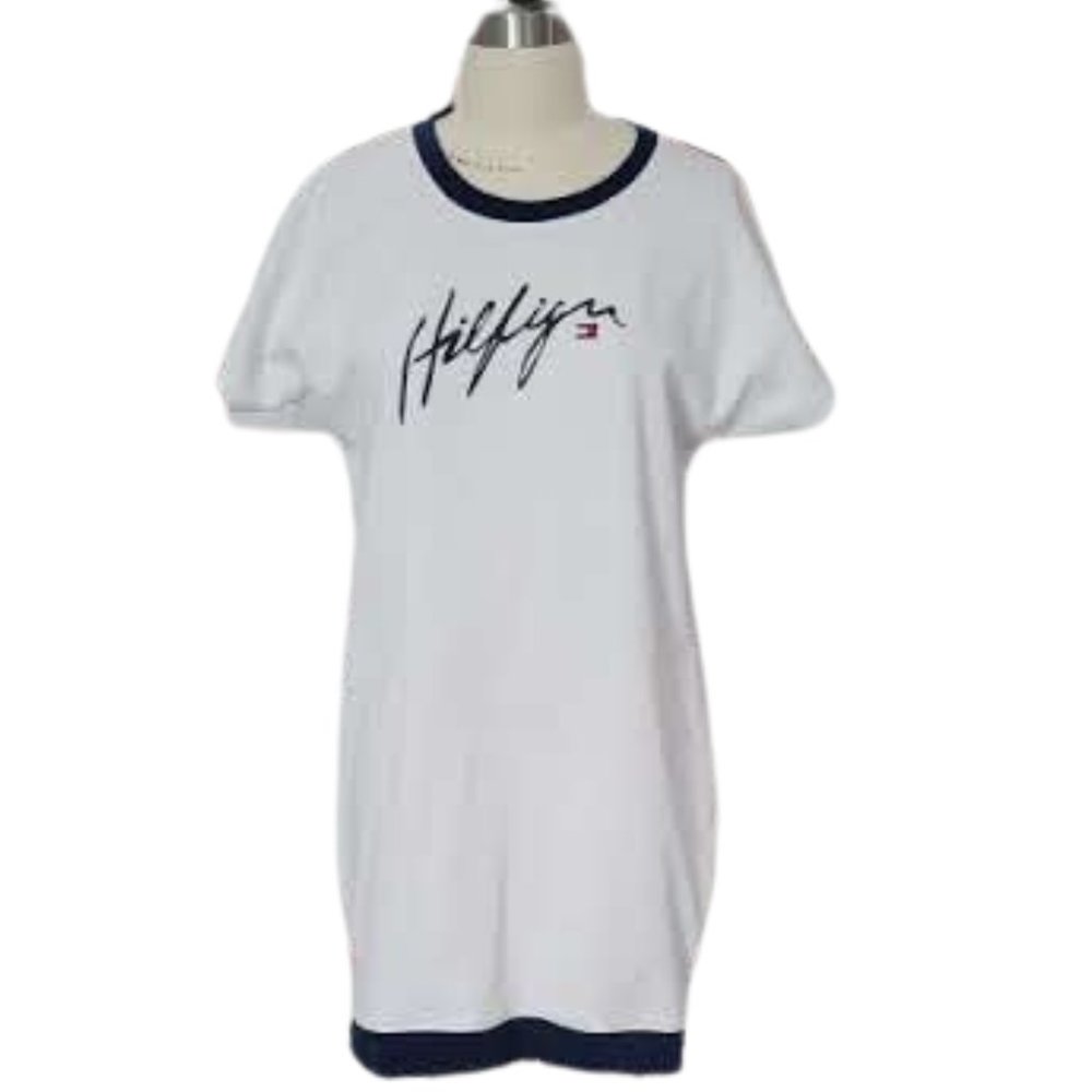 THE CUTEST!! FLEECE TOMMY HILFIGER EASY SWEAT-DRESS SIZE M